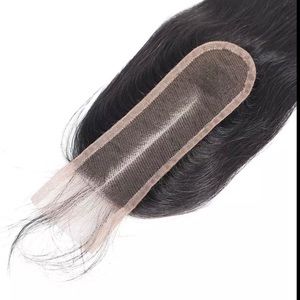 Middle Part Lace Closer 2X6 Human Straight Hair Looks Natural For Women